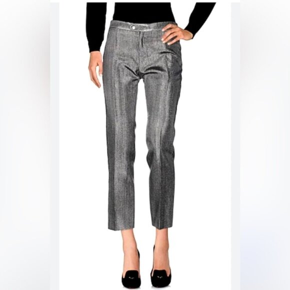 Chloe metallic lame pant crop 38 - Picture 1 of 10